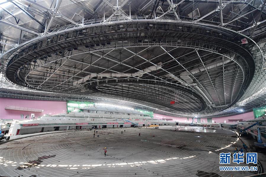 Decifrando os destaques da constru??o de campos de gelo dos Estádios Olímpicos de Inverno de Beijing