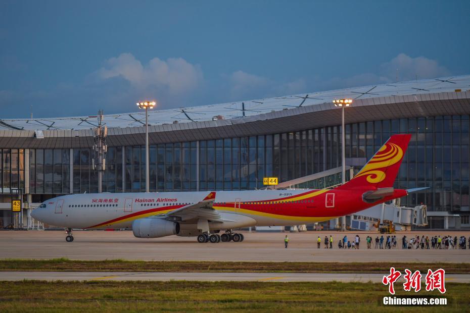 Haikou: Voo de teste do projeto de expans?o do Aeroporto Internacional Meilan-Fase II é bem-sucedido