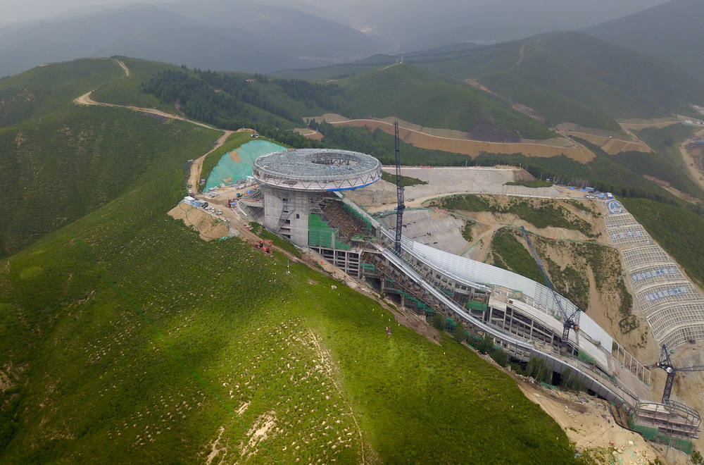 Galeria: Local da constru??o dos Jogos Olímpicos de Inverno de 2022 em Beijing 