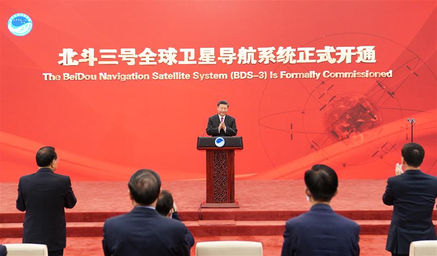 Xi anuncia oficialmente o comissionamento do Sistema de Navega??o BDS-3