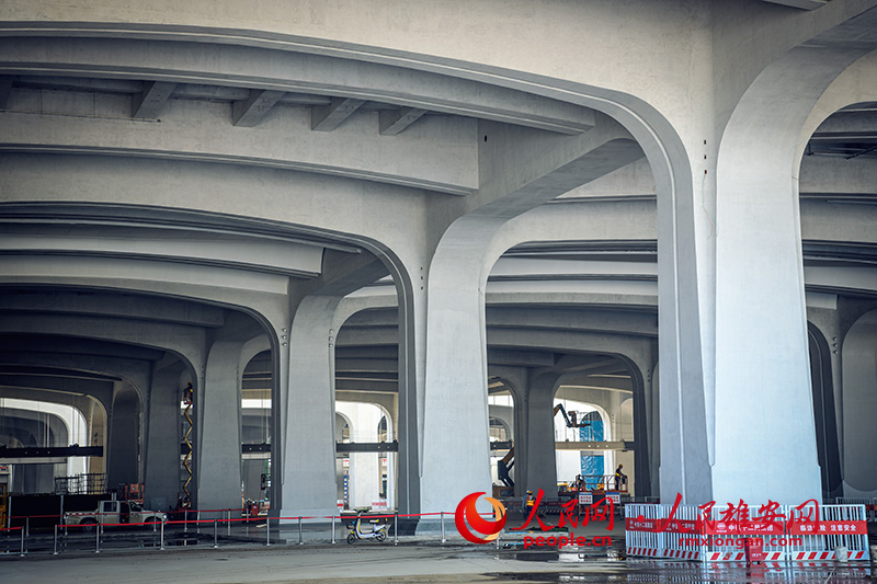 Galeria: Fotos aéreas da esta??o ferroviária interurbana de Xiongan