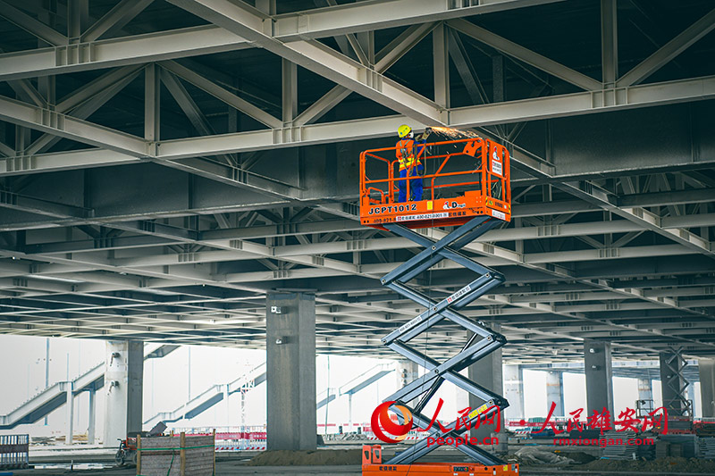 Galeria: Fotos aéreas da esta??o ferroviária interurbana de Xiongan