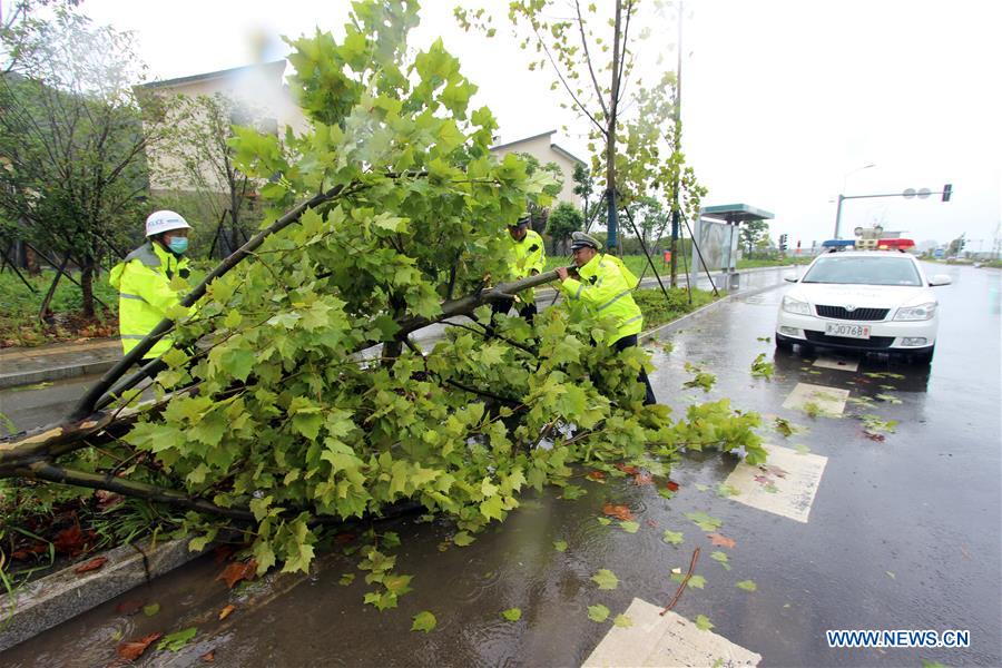 Tuf?o Hagupit atinge província chinesa de Zhejiang


