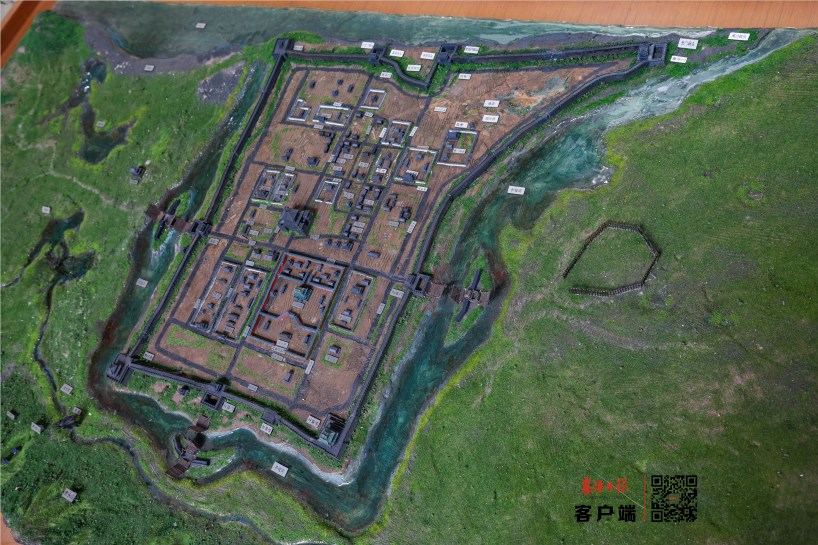 Cidade de Xiangyang das dinastias Ming e Qing recriada através da impress?o 3D