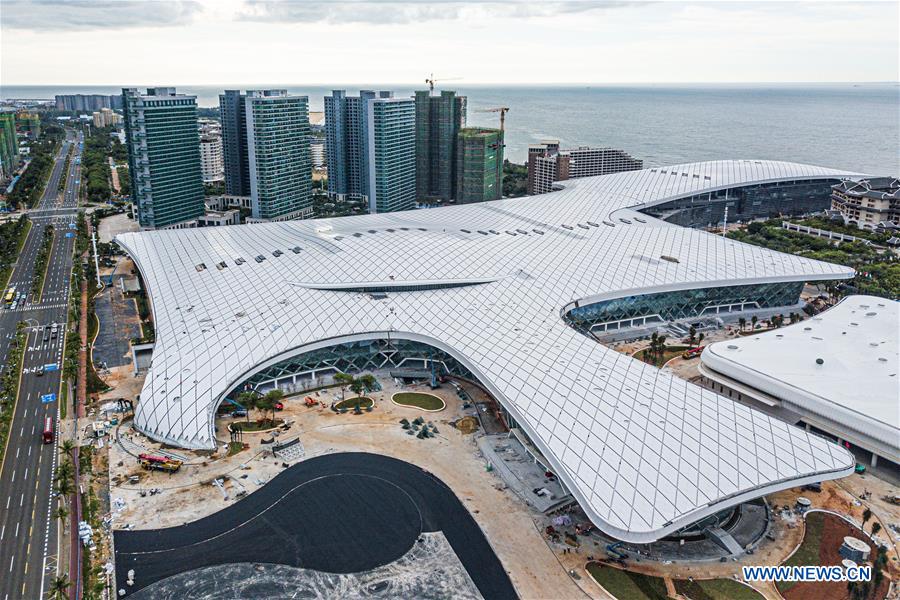 Projeto em constru??o do Centro Internacional de Conven??es e Exposi??es de Hainan (2a fase)