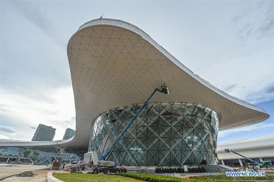 Projeto em constru??o do Centro Internacional de Conven??es e Exposi??es de Hainan (2a fase)