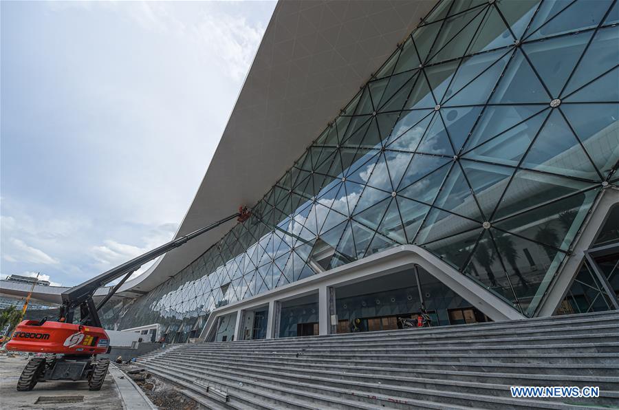 Projeto em constru??o do Centro Internacional de Conven??es e Exposi??es de Hainan (2a fase)
