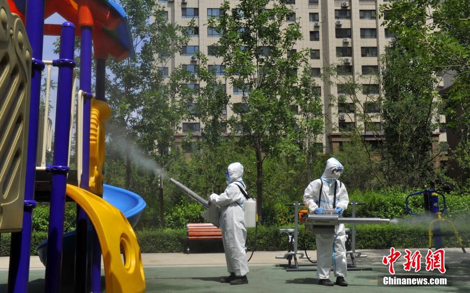 Principais áreas de Urumqi s?o totalmente desinfetadas novamente para evitar pontos cegos