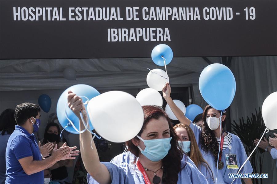 Hospital de campanha no ginásio de S?o Paulo será oficialmente encerrado