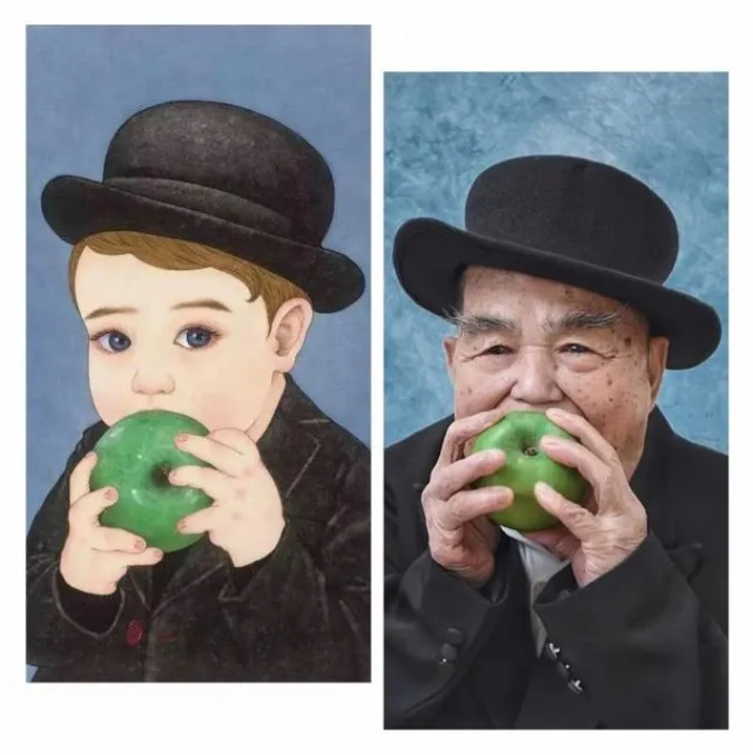 Cosplayers idosos d?o vida a pinturas famosas mundiais