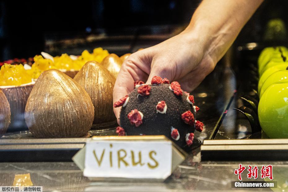 Cafeteria lan?a bolo com design de vírus como epidemia se espalha na República Tcheca