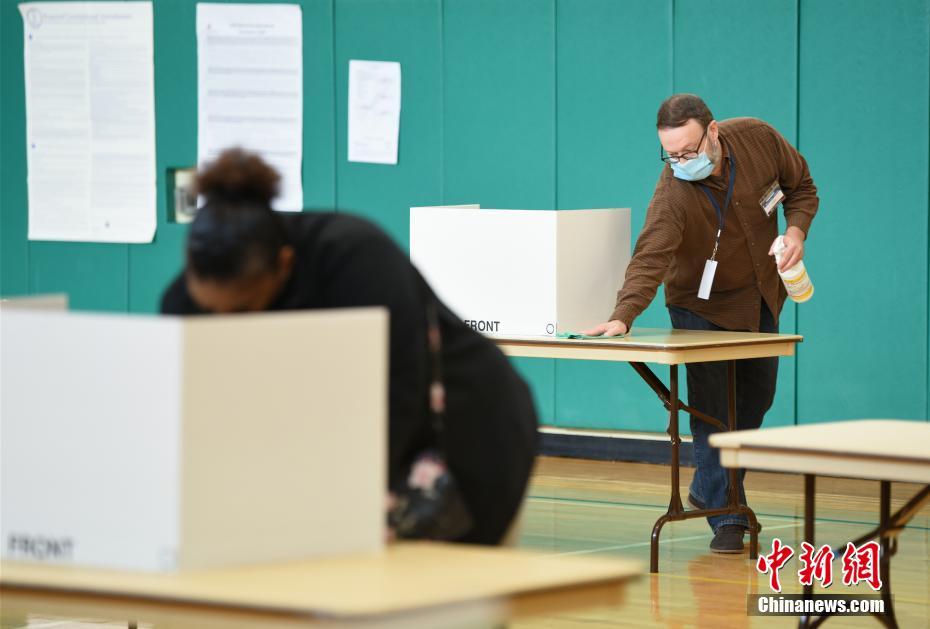 Locais de vota??o das Elei??es nos EUA 2020 afetados pela epidemia