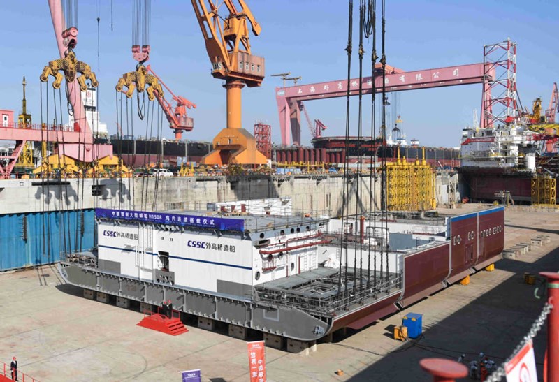 China inicia constru??o do seu primeiro navio cruzeiro