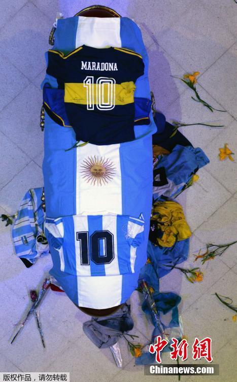 Cerim?nia de despedida de Maradona em Buenos Aires