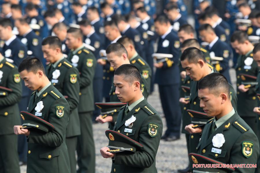 China realiza cerim?nia de Estado em memória às vítimas do Massacre de Nanjing