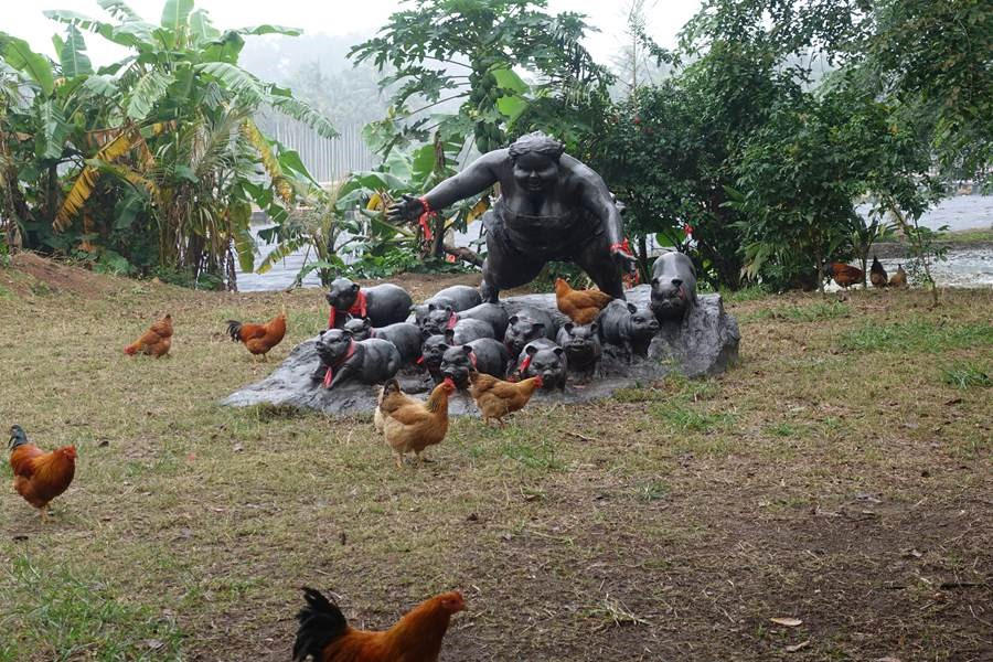 Hainan: constru??o de belas vilas em Qionghai