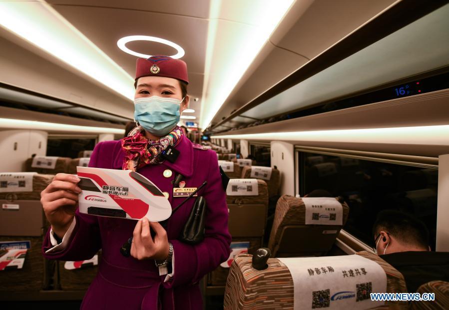 Galeria: trens de alta velocidade na China fornecem vag?o silencioso