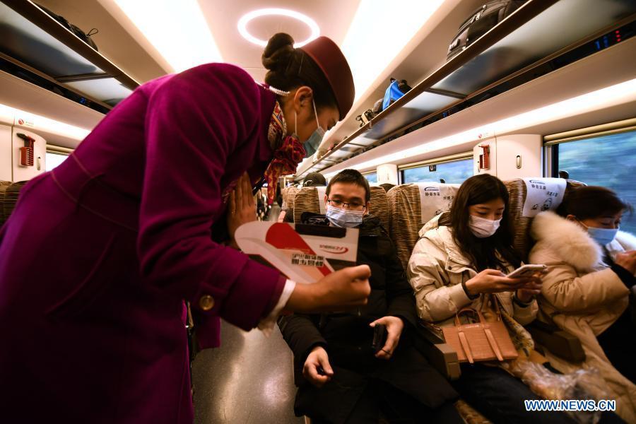 Galeria: trens de alta velocidade na China fornecem vag?o silencioso