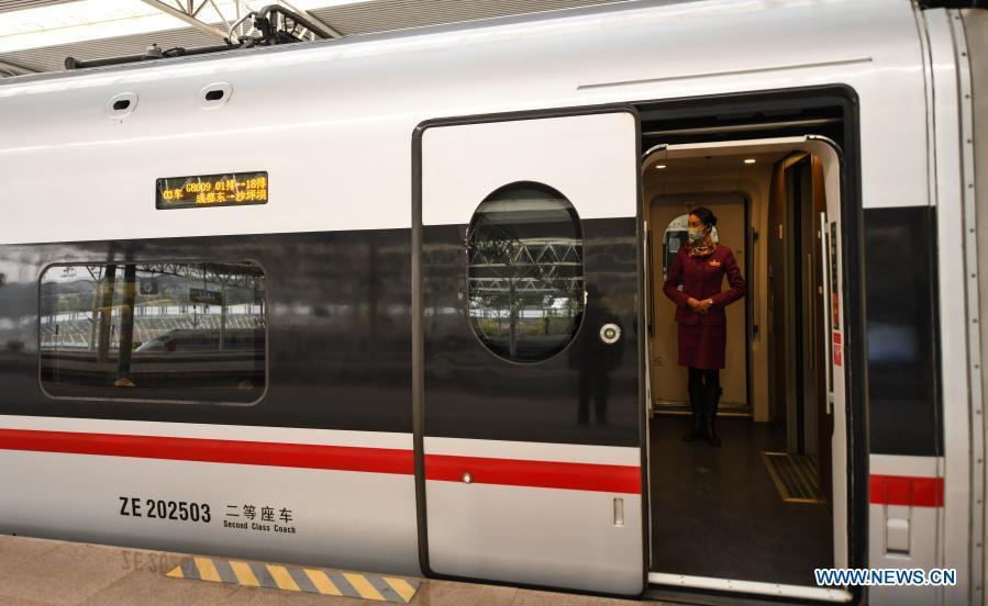 Galeria: trens de alta velocidade na China fornecem vag?o silencioso