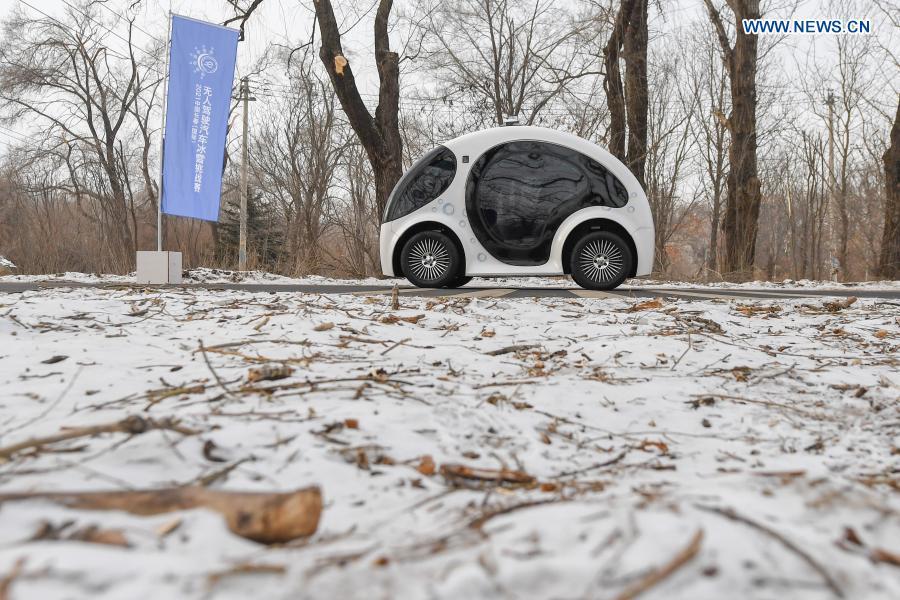 Galeria: veículos aut?nomos no inverno de Changchun