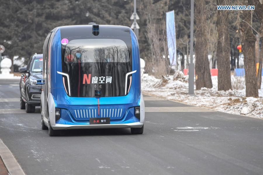 Galeria: veículos aut?nomos no inverno de Changchun