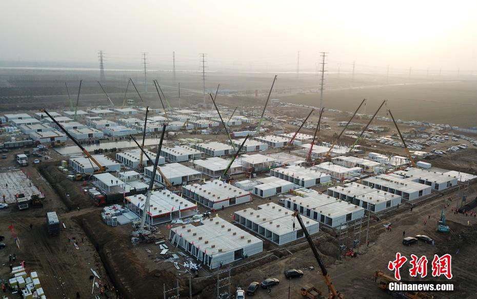Galeria: centro de isolamento em constru??o em Shijiazhuang