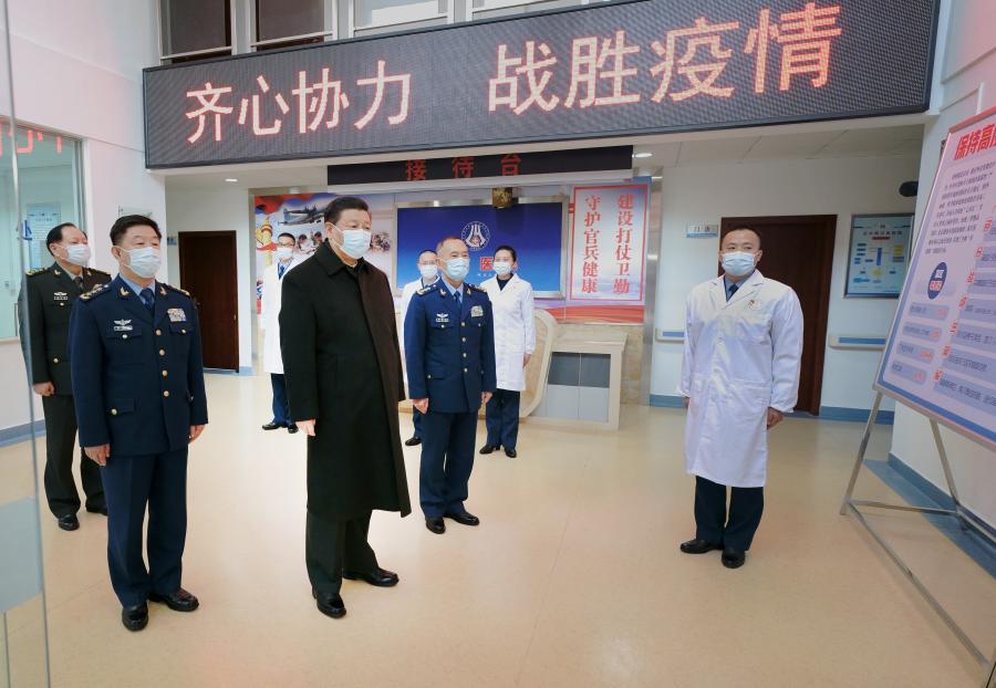 Xi inspeciona tropas da For?a Aérea estacionadas em Guizhou

