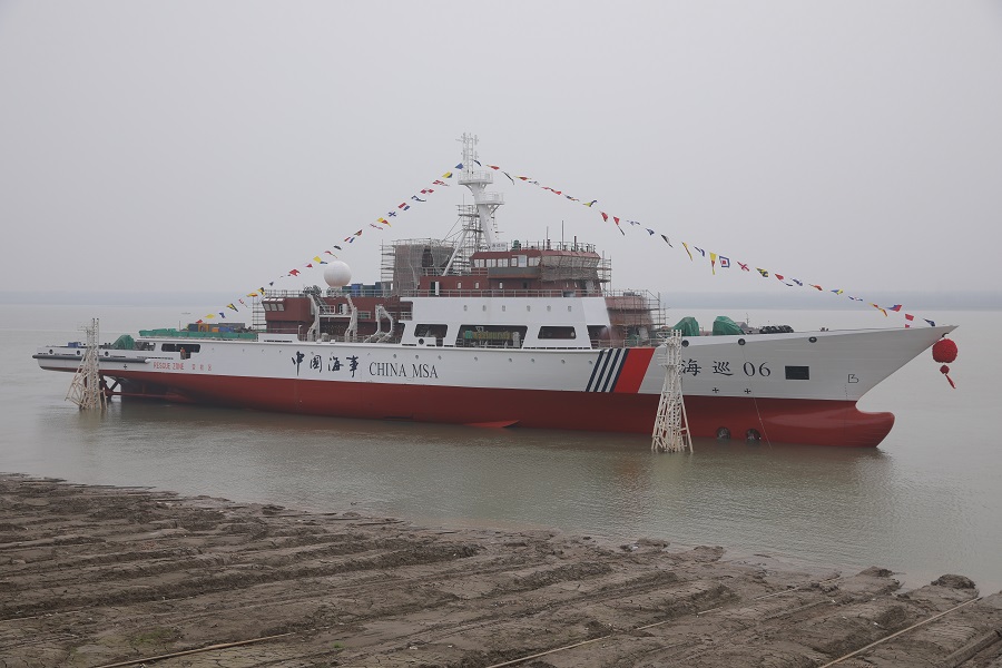 China lan?a navio de patrulha do estreito