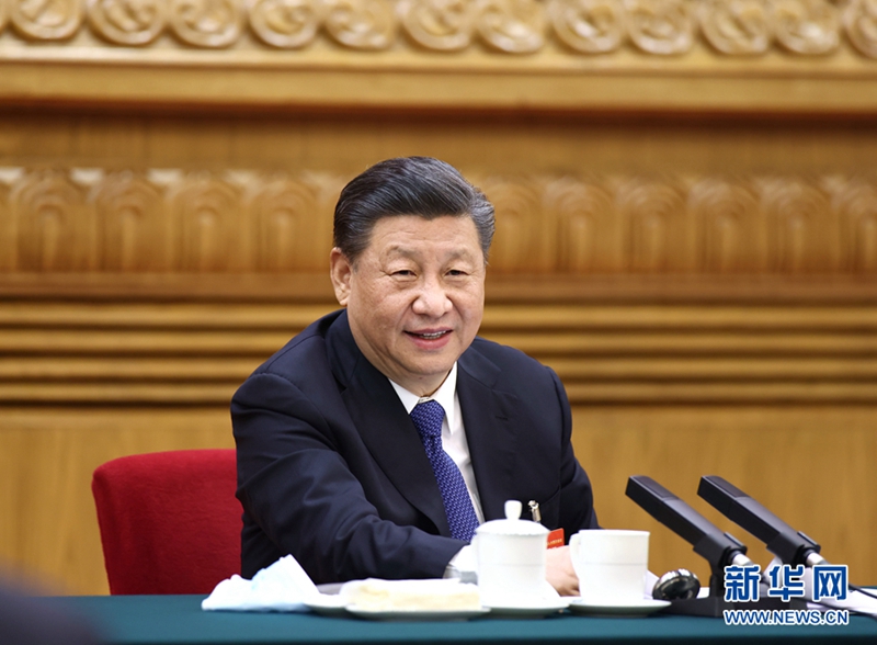 Xi enfatiza a unidade étnica como nova filosofia de desenvolvimento durante a sess?o legislativa
