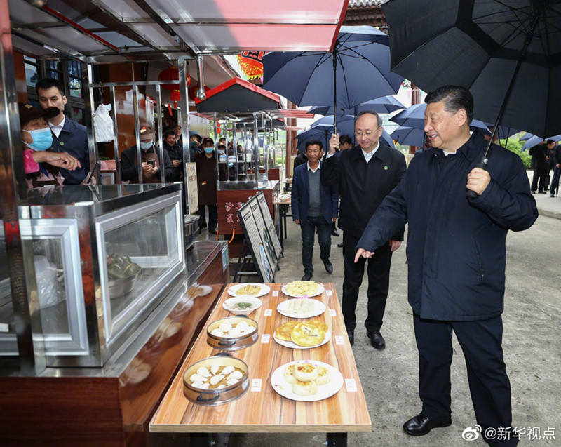 Xi visita Shaxian durante inspe??o ao leste da China