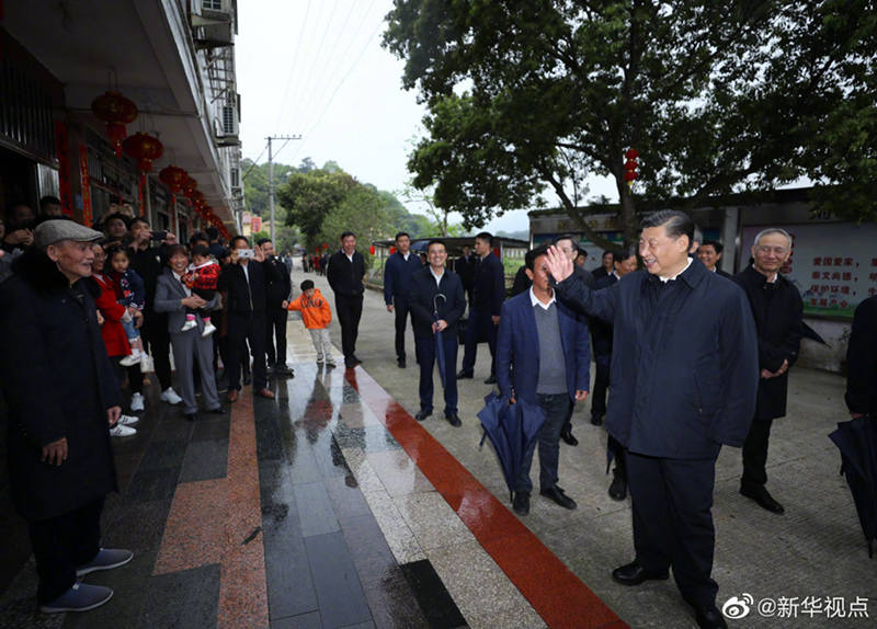 Xi visita Shaxian durante inspe??o ao leste da China