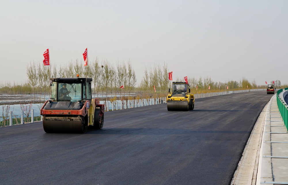 Via expressa Beijing-Dezhou está em constru??o