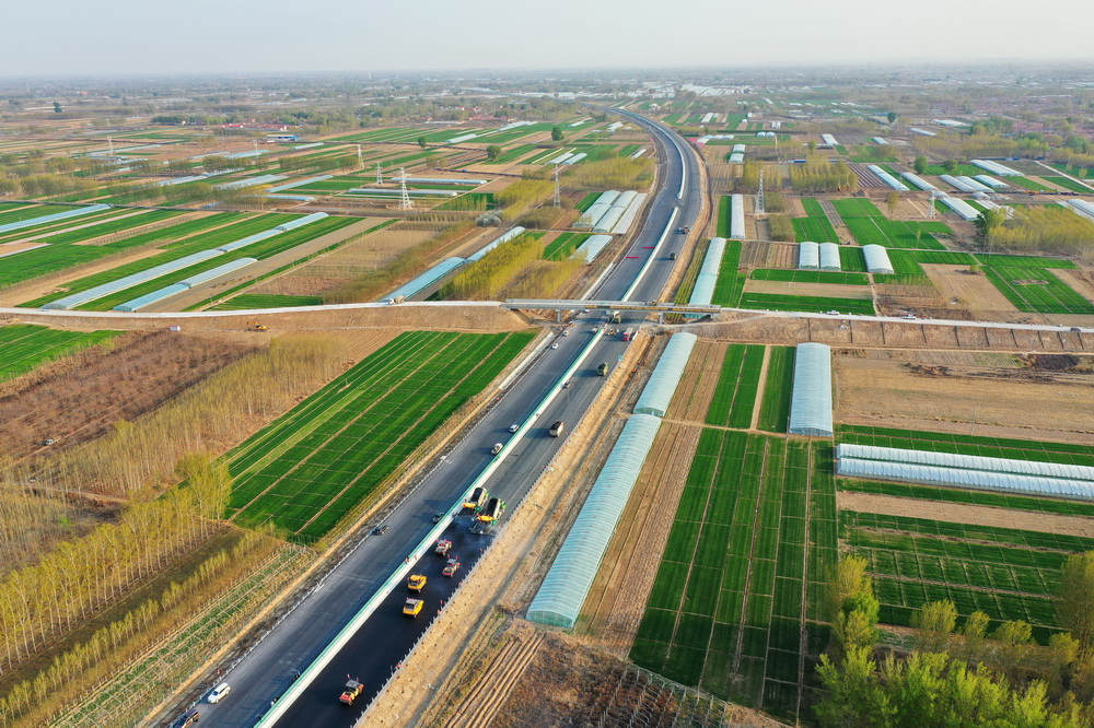 Via expressa Beijing-Dezhou está em constru??o