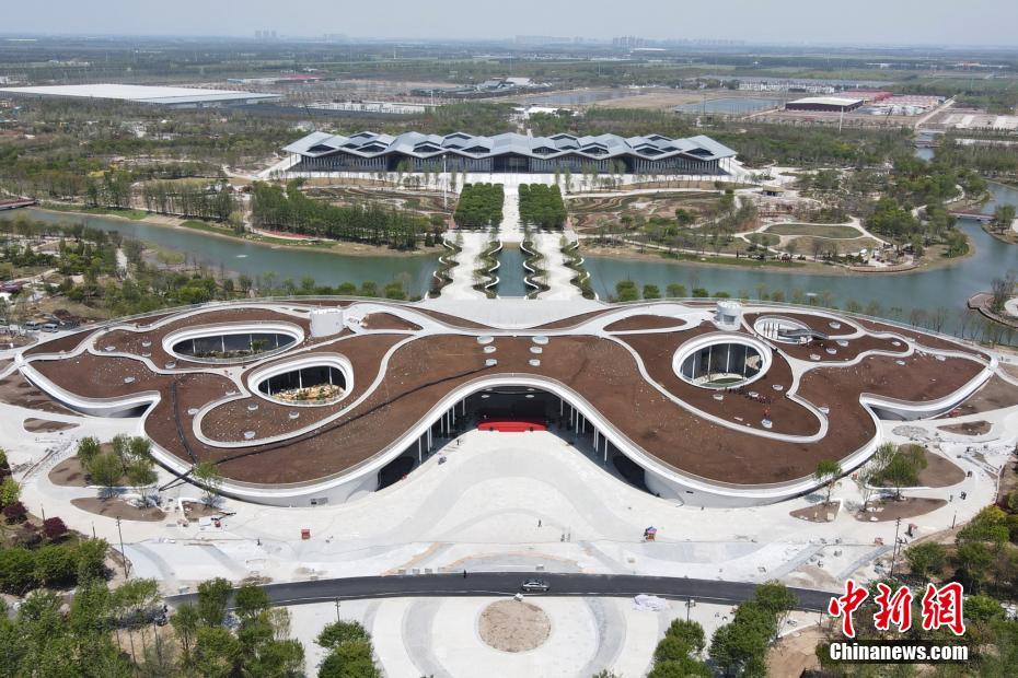 Constru??o da 10a China Flower Expo entra na fase final