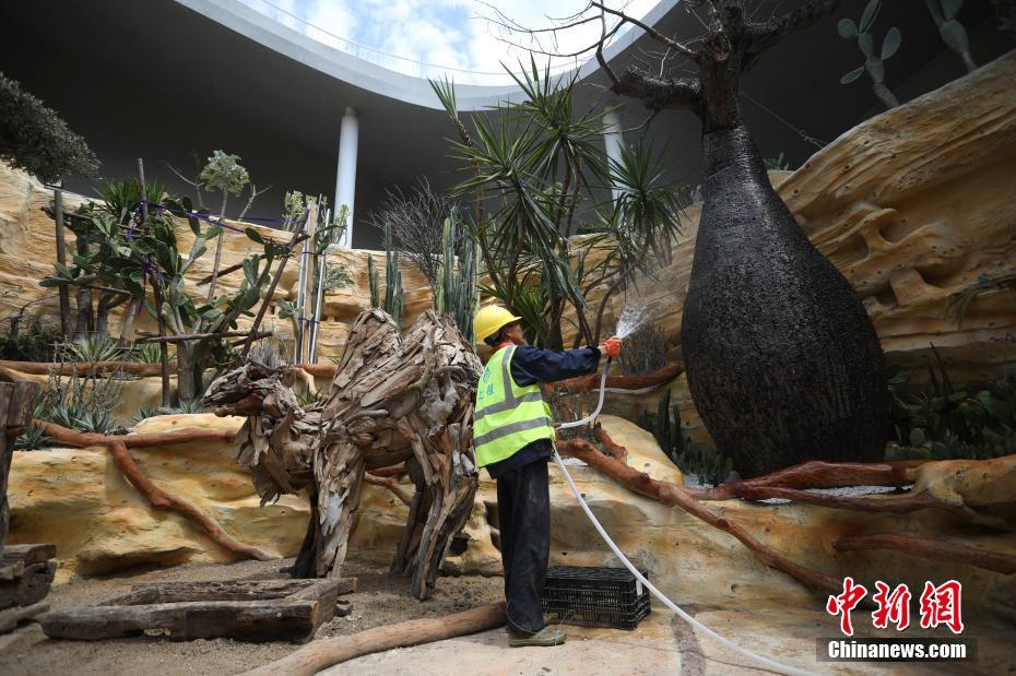 Constru??o da 10a China Flower Expo entra na fase final