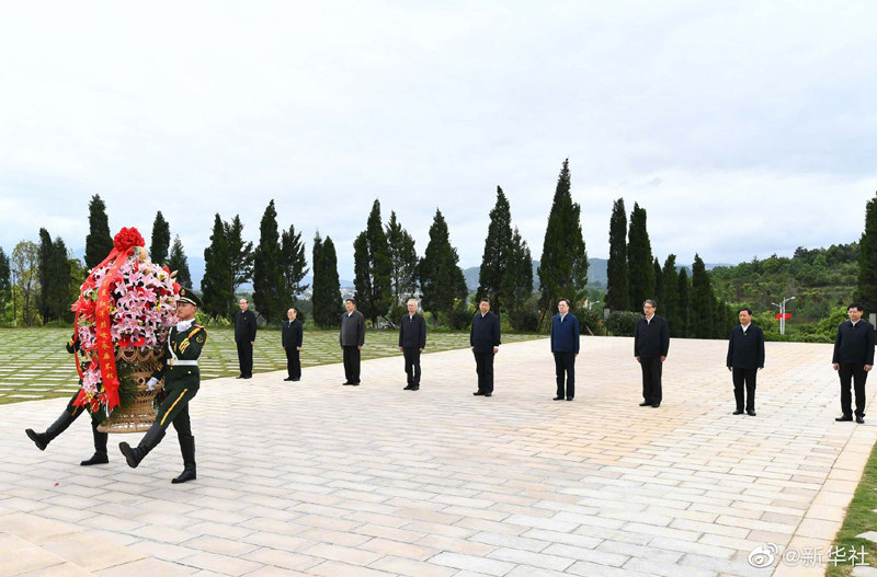 Xi Jinping faz visita de inspe??o em Guangxi
