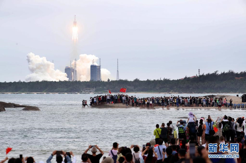 China lan?a módulo central da esta??o espacial Tianhe