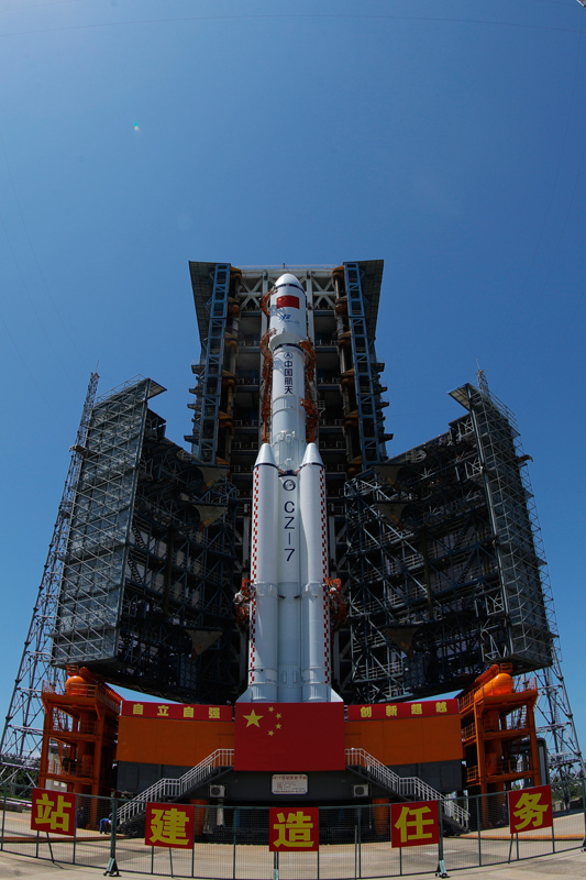 China se prepara para lan?ar nave de carga Tianzhou-2

