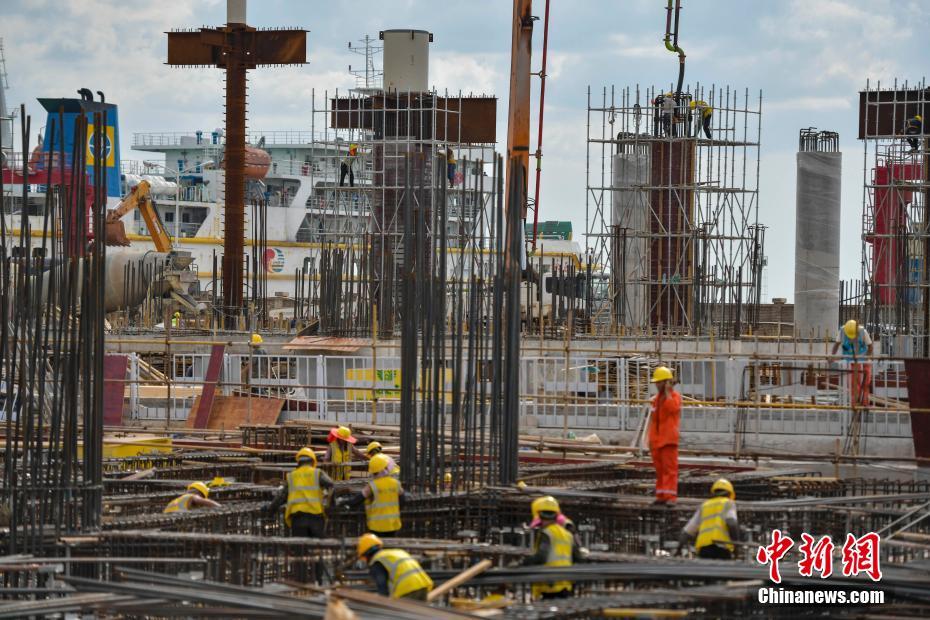 Novo Porto de Haikou avan?a com projeto do Centro de Transporte de Passageiros