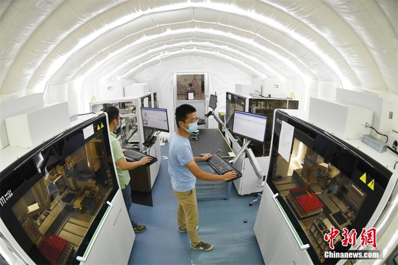 Nanjing: Laboratório Huoyan processa até 2 milh?es de testes de ácido nucleico por dia??