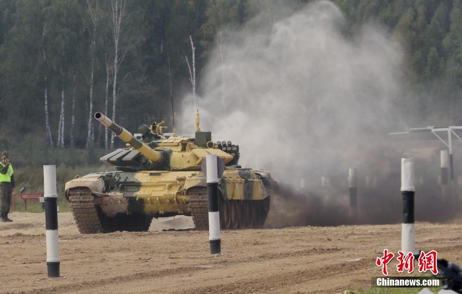 Biatlo de Tanques dos Jogos Militares Internacionais 2021 come?a em Moscou