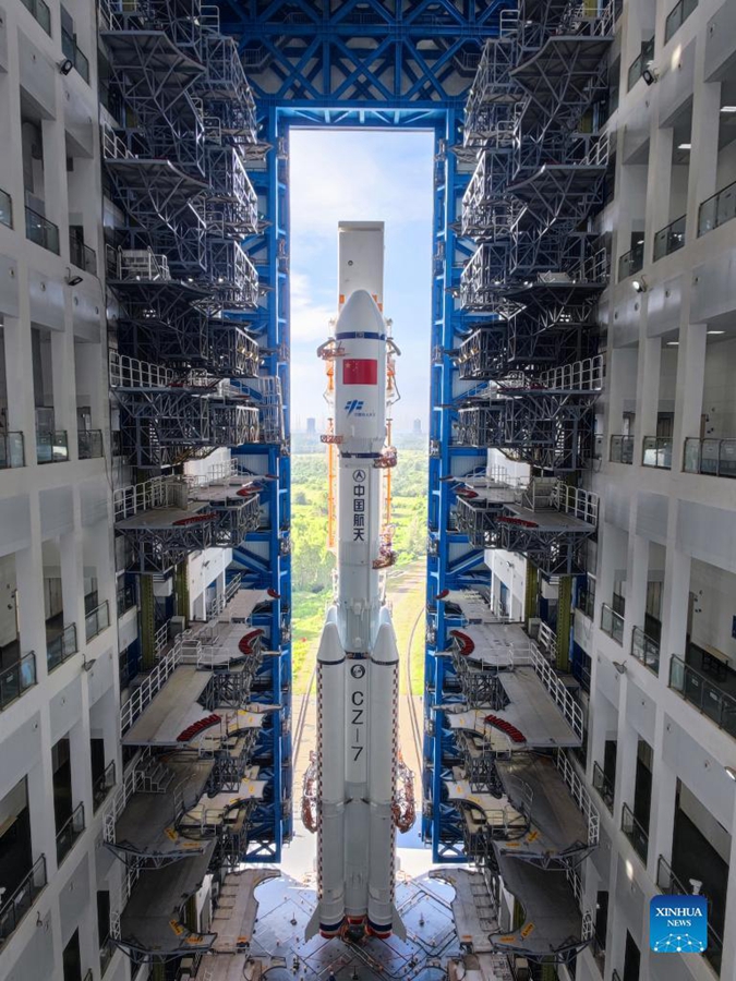 China se prepara para lan?ar espa?onave de carga Tianzhou-3