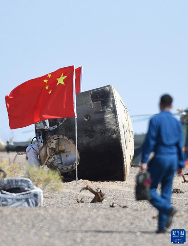 China anuncia sucesso da miss?o espacial tripulada de Shenzhou-12