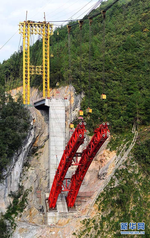 Hubei: ponte Chaoyang está em constru??o