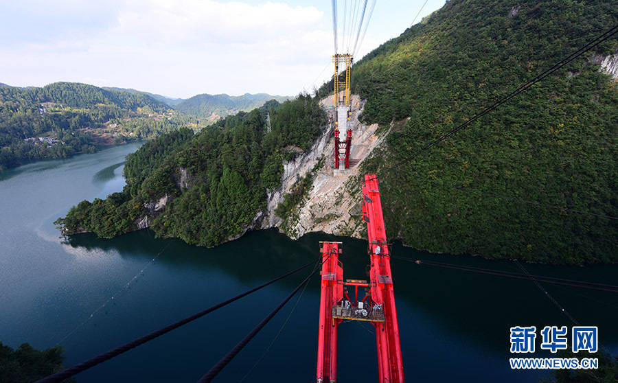 Hubei: ponte Chaoyang está em constru??o