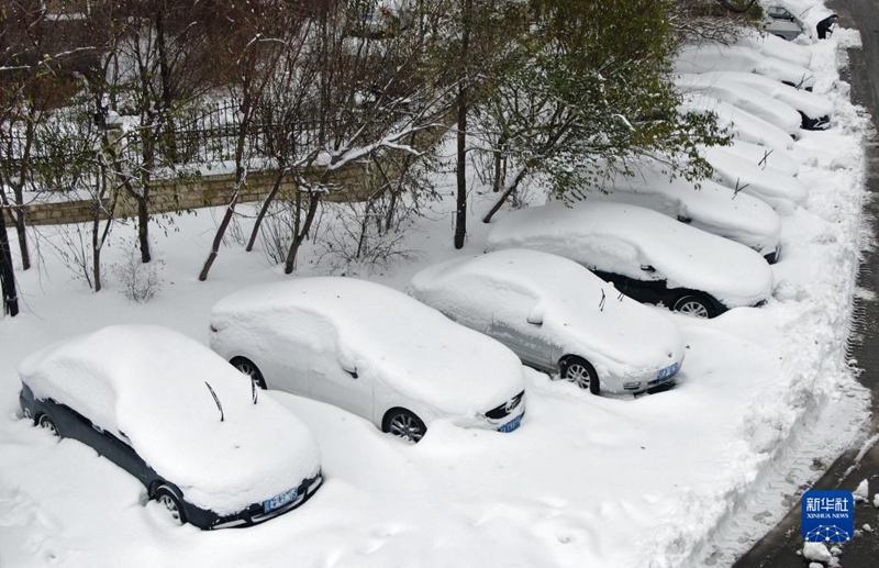Shenyang com queda de neve mais forte desde 1905