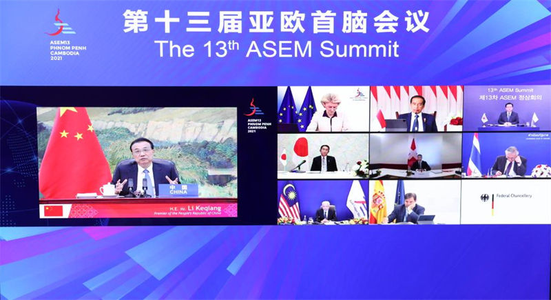 Premiê chinês pede que na??es da ásia e Europa adiram à solidariedade e coopera??o
