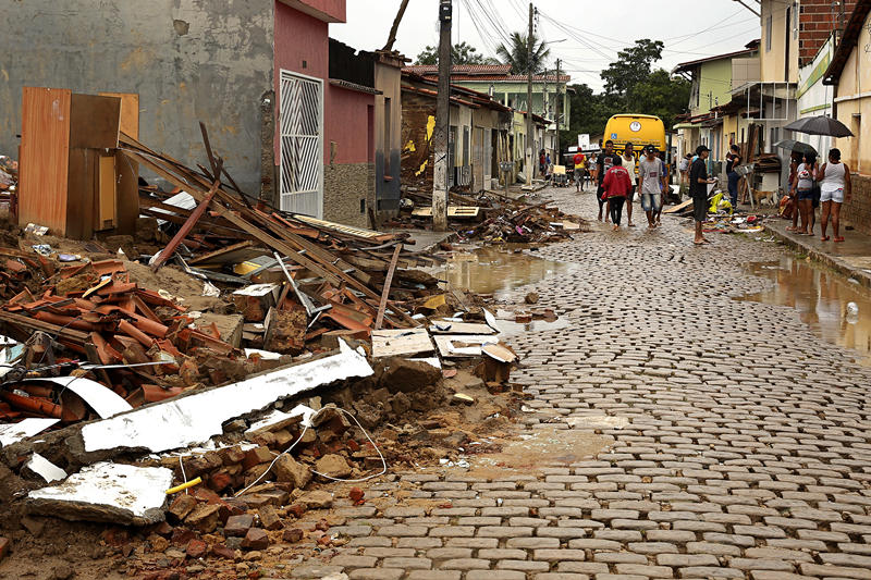 Brasil: inunda??es mataram 18 pessoas, 72 cidades entraram em estado de emergência