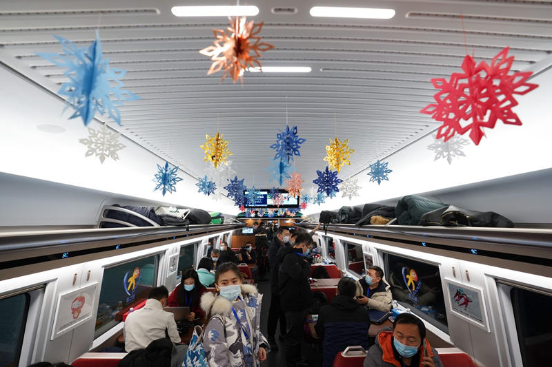 Trem-bala olímpico de inverno de Beijing iniciam opera??es