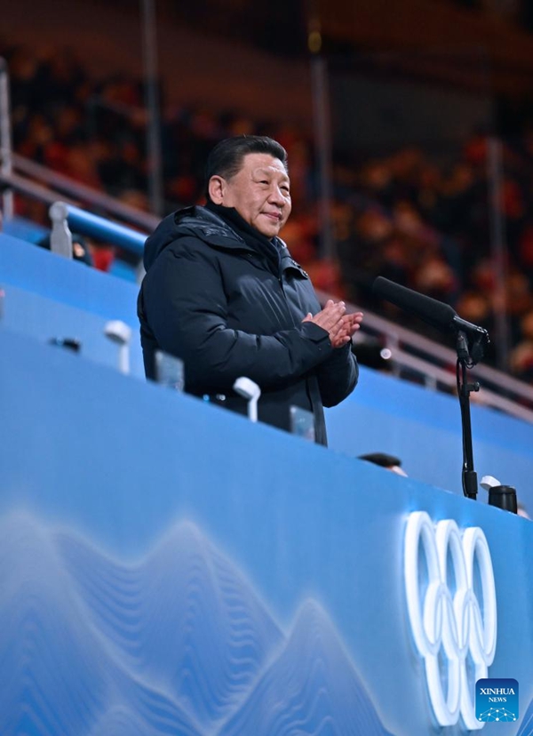 Xi Jinping declara abertura da 24a edi??o dos Jogos Olímpicos de Inverno em Beijing